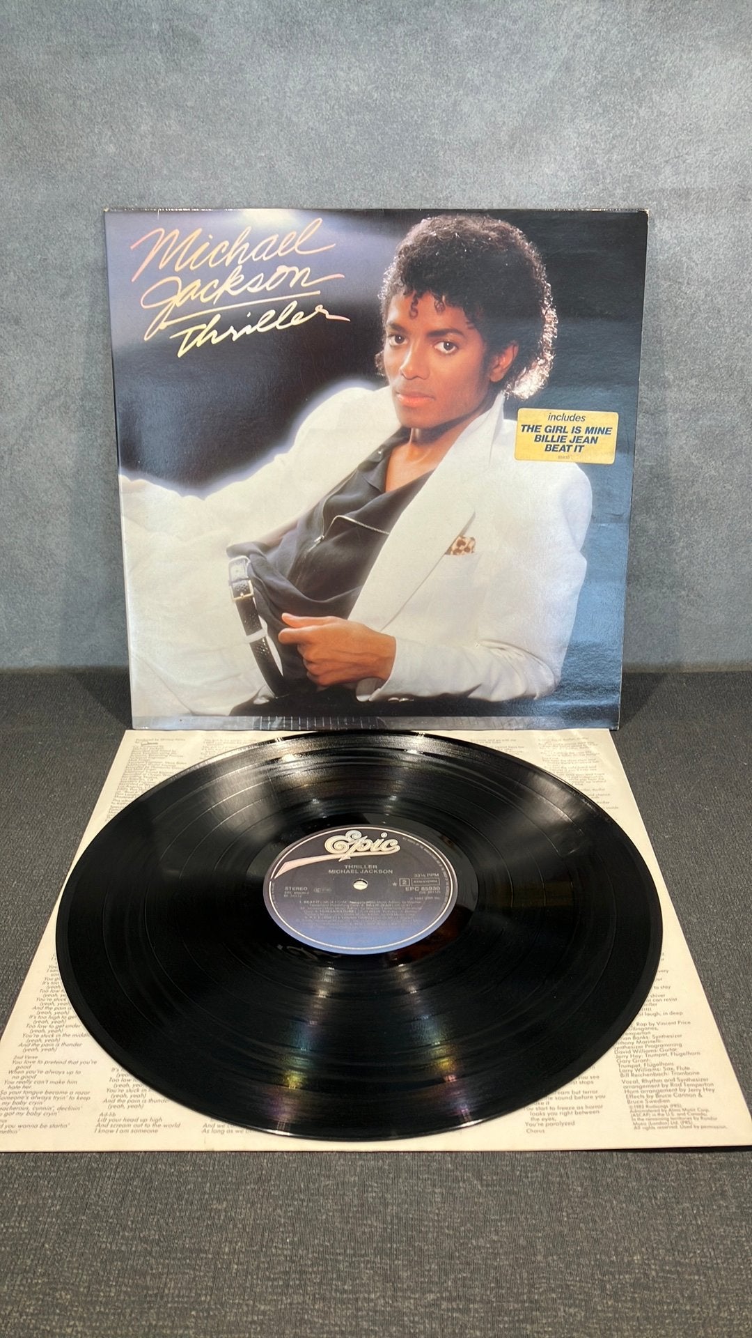 Michael Jackson — Thriller, 1980 - 1989, Ophalen of Verzenden, Zo goed als nieuw, 12 inch