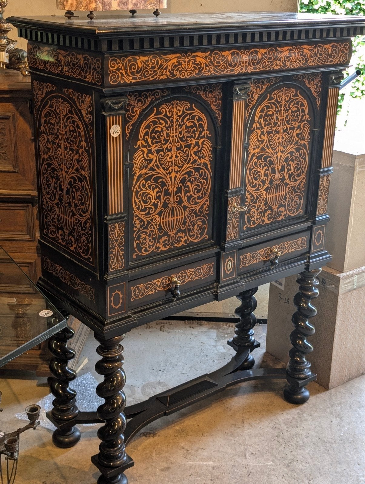 Antieke Stollen schrank €585., Antiek en Kunst, Antiek | Meubels | Kasten, Ophalen