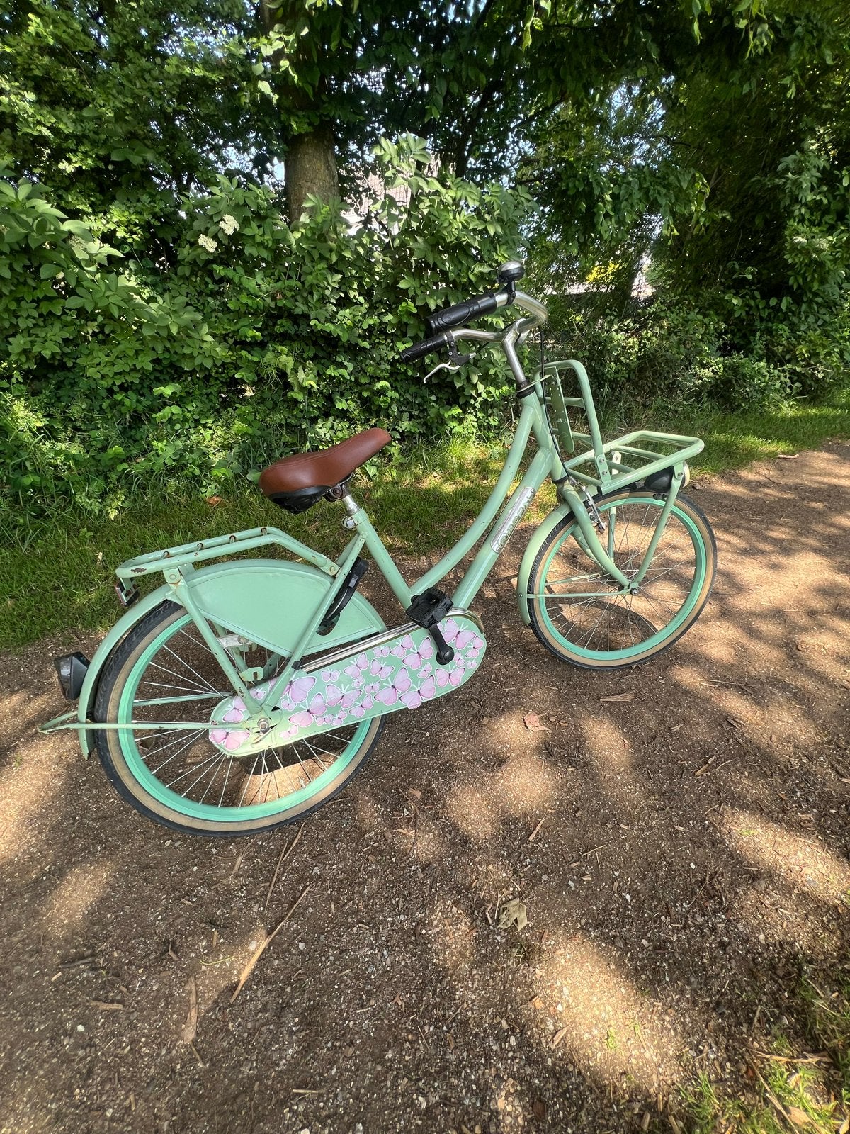 Popal fiets 24 inch - Groen, Fietsen en Brommers, Ophalen of Verzenden, Gebruikt, Terugtraprem, 20 inch of meer