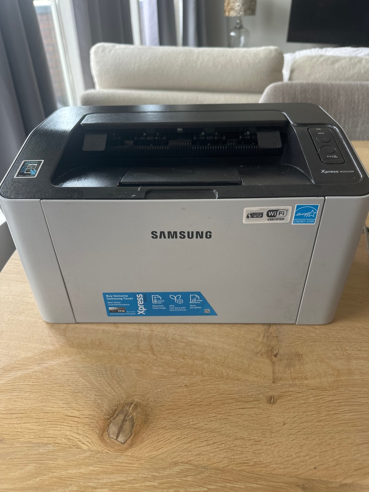 Samsung Xpress M2022W Laserprinter met WiFi, Computers en Software, Printers, Ophalen, Zwart-en-wit printen, Printer, Zo goed als nieuw