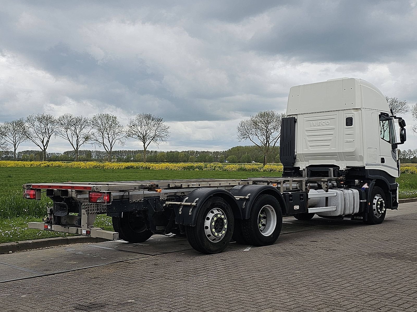 IVECO AS260S42 STRALIS 6x2 intarder alcoa's, Automaat, Euro 6, Iveco, Wit