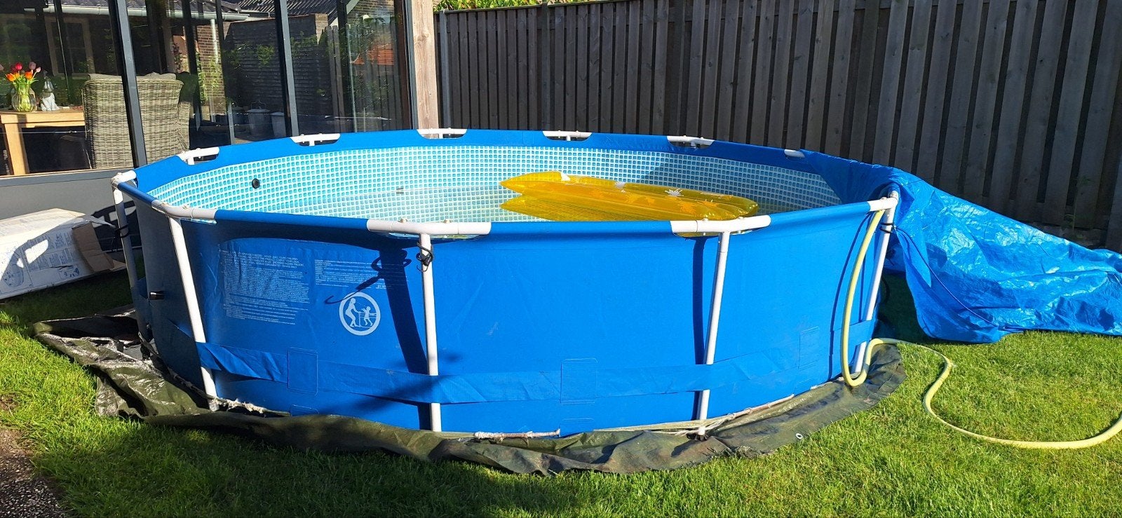 Zwembad 366 x 76, Ophalen, Gebruikt, Minder dan 80 cm, Rond