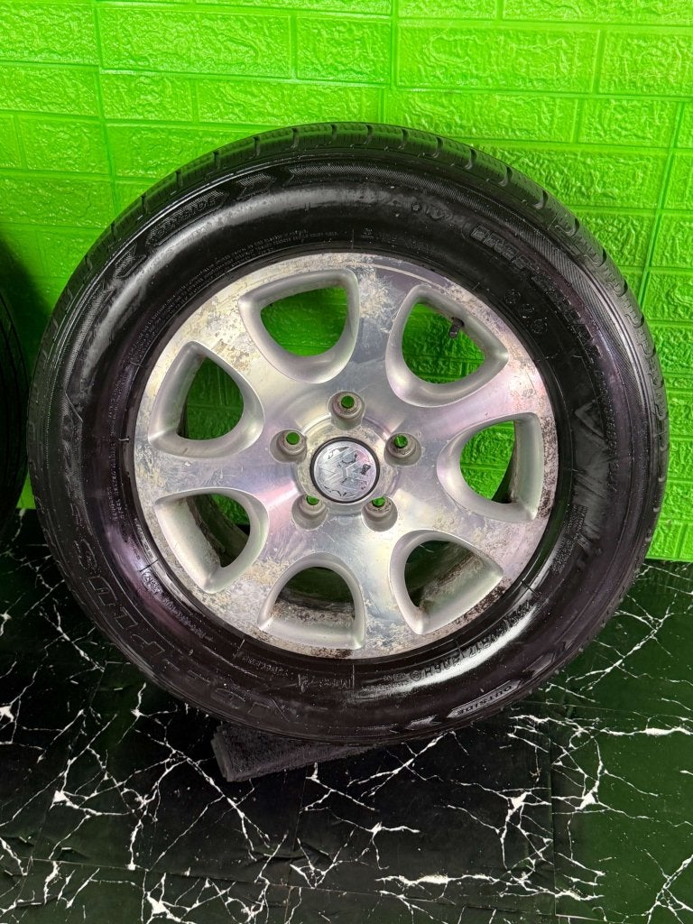 Originele Volkswagen Touareg Q7 velgen 17" 5x130 winter 6mm, Niet ingevuld, Gebruikt, 255 mm, Banden en Velgen
