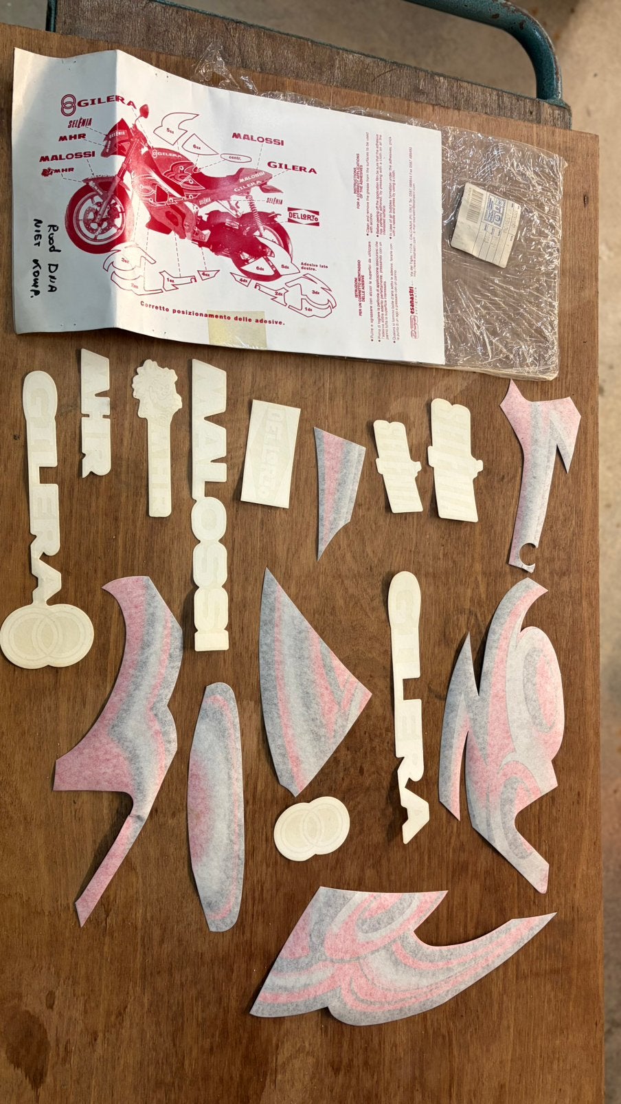 Gilera DNA Malossi stickerset MHR origineel!, Ophalen of Verzenden