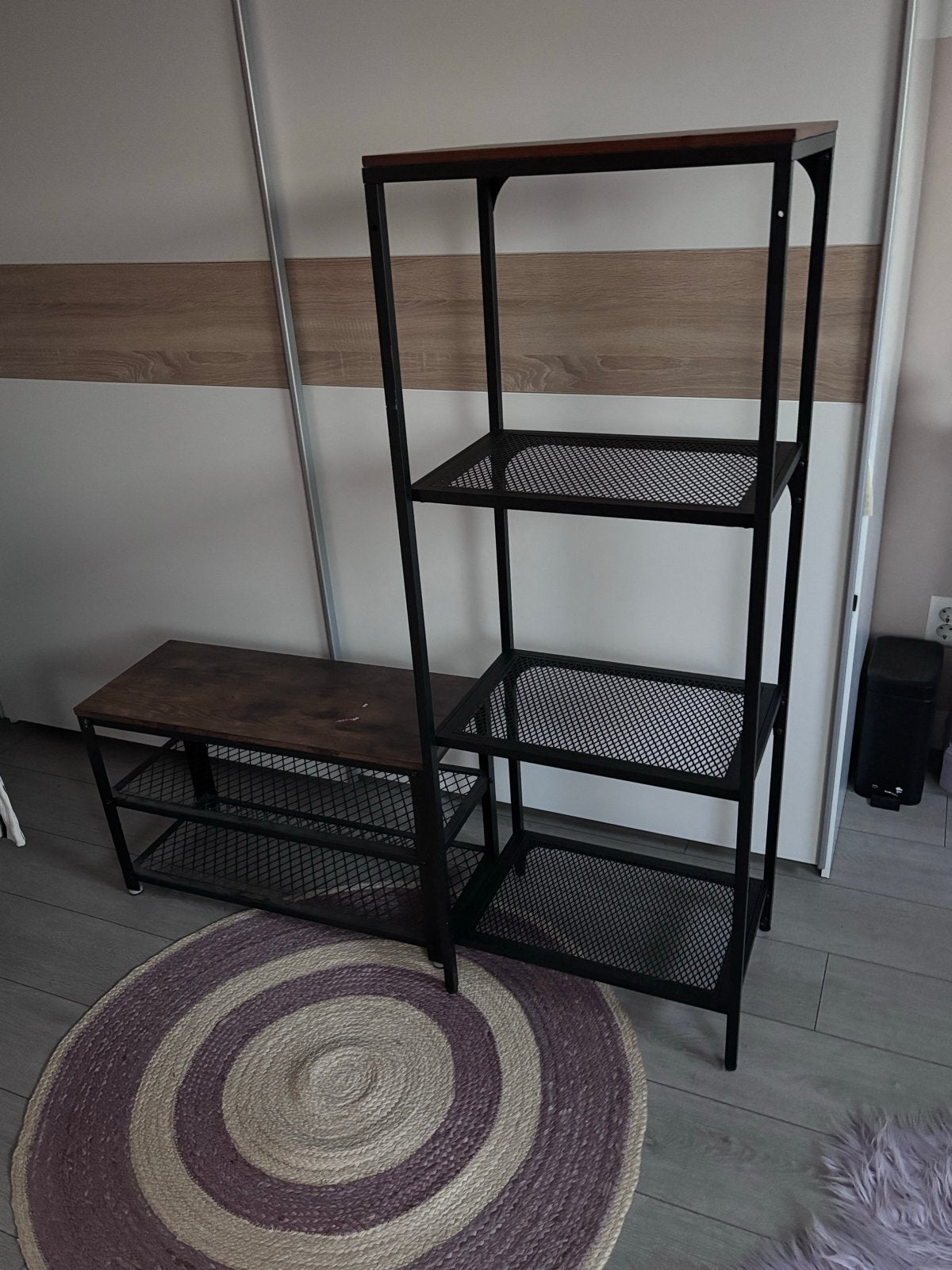 Twee open industriele kastjes van IKEA Fjalbo, Huis en Inrichting, Kasten | Stellingkasten, Ophalen, Gebruikt