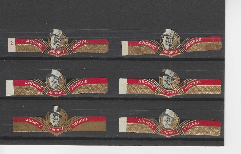 klassiek blad  406    ABONNE    sigarenbanden, Ophalen of Verzenden, Zo goed als nieuw, Sigarenbandjes