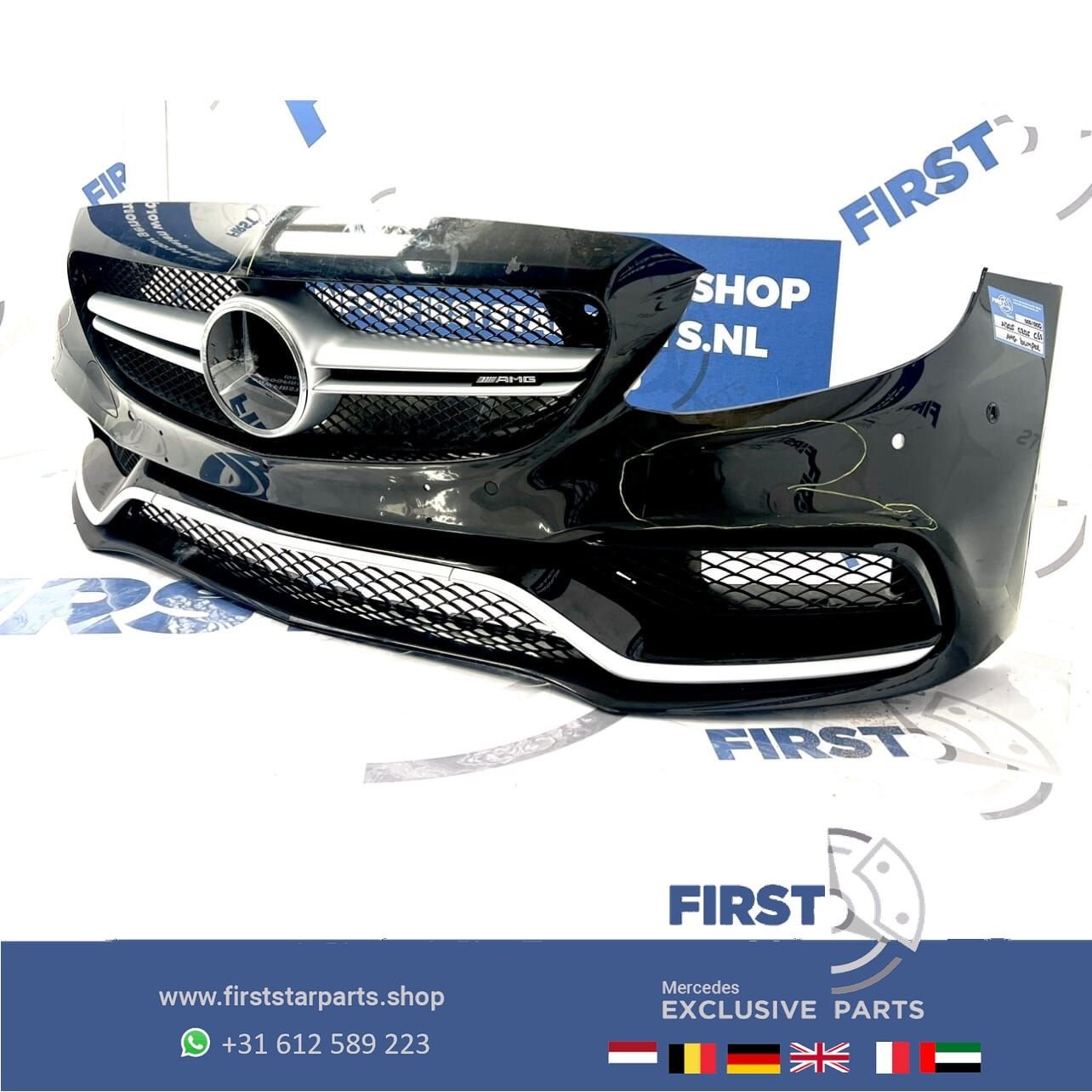 C63s AMG CABRIO COUPÉ BUMPER C63 A2058804701 (W205) A205 C20, Gebruikt, -, Voor, Ophalen of Verzenden
