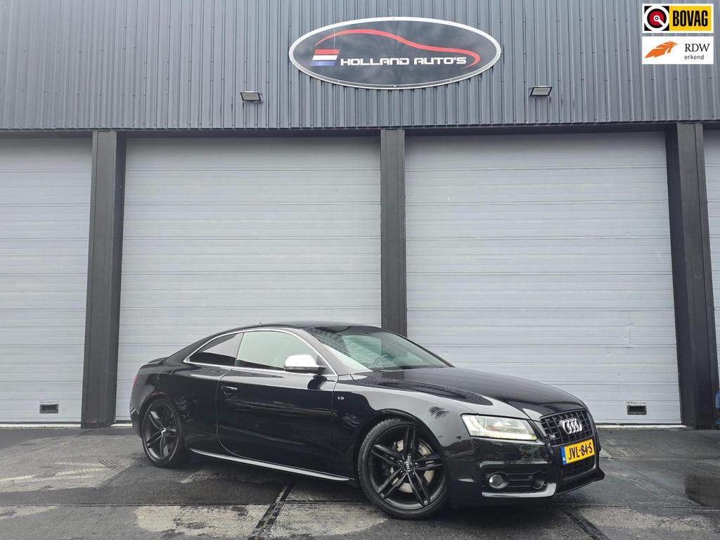 Audi S5 V8 4.2 Coupé Yountgimer automaat VOL, Automaat, Gebruikt, Zwart, Leder