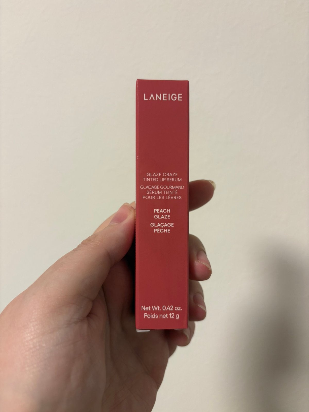 Laneige tinted lip serum Peach Glaze, Ophalen of Verzenden, Nieuw