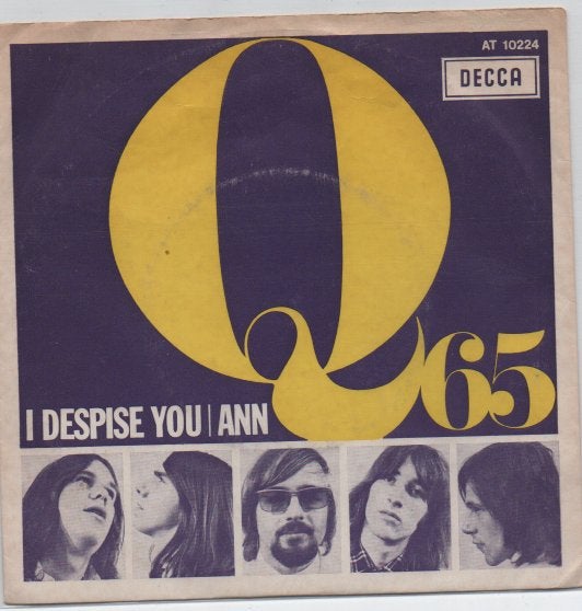 Nederbeat- Q65- I despise You, Cd's en Dvd's, Vinyl Singles, Gebruikt, Verzenden, 7 inch, Pop