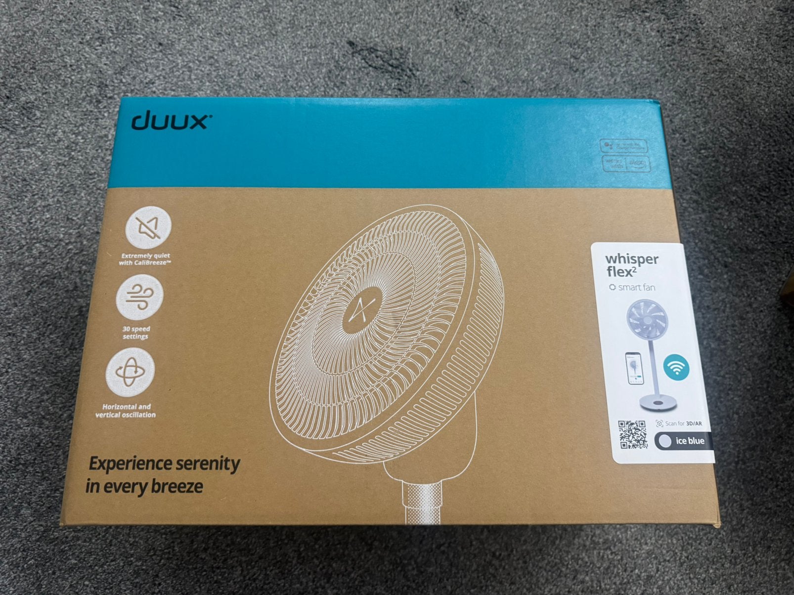 DUUX flex 2 GLOEDNIEUW!!, Ophalen of Verzenden, Ventilator met afstandsbediening, Nieuw, Statiefventilator