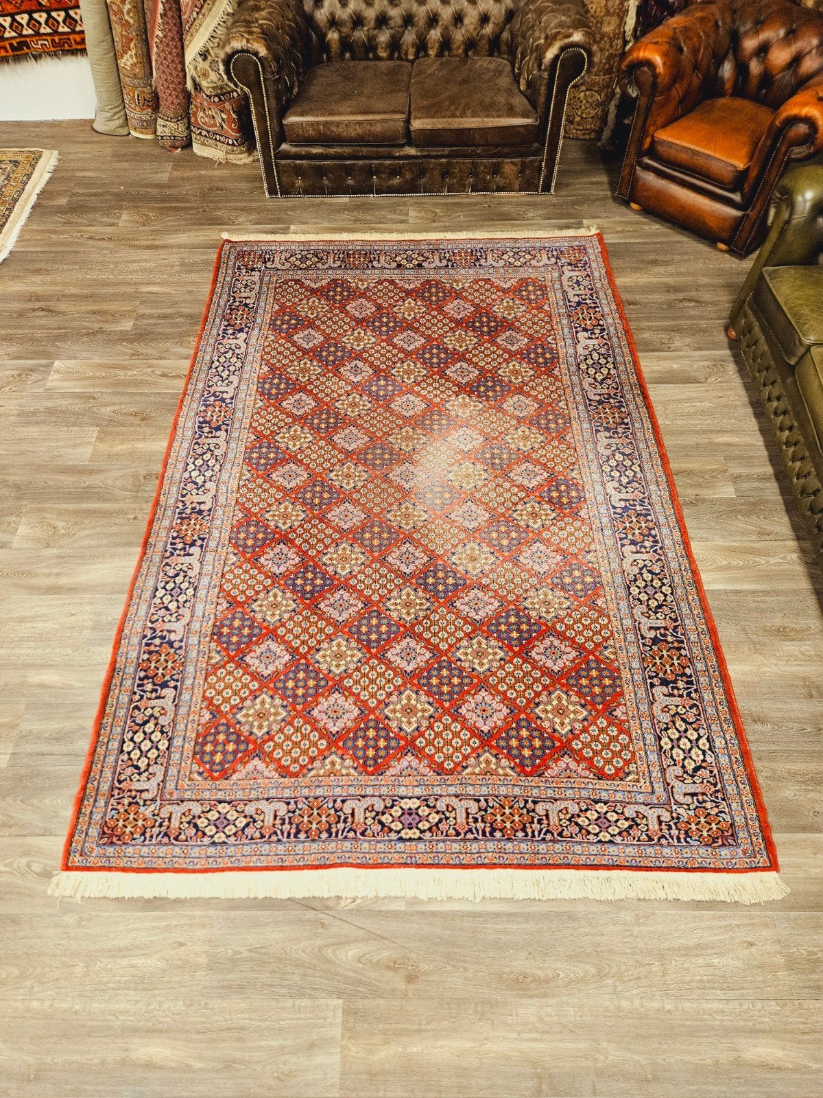 Perzisch Handgeknoopt Tapijt. Prachtige kleuren en patronen!, Huis en Inrichting, Stoffering | Tapijten en Kleden, Perzisch, 200 cm of meer