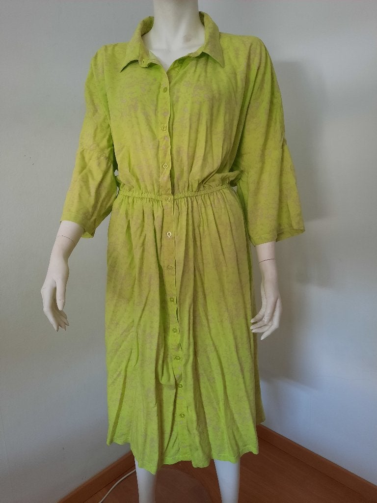 Z.g.a.n. Fris groene doorknoopjurk Studio Untold mt. 46-48, Maat 46/48 (XL) of groter, Zo goed als nieuw, Studio Untold, Ophalen of Verzenden