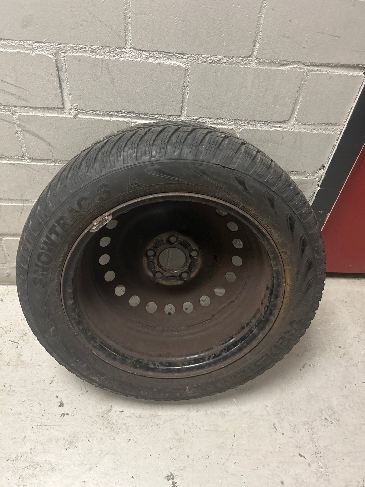 Vredestein Snowtrac 4x Winterband op stalen velg, Ophalen, Gebruikt, Overige, Banden en Velgen