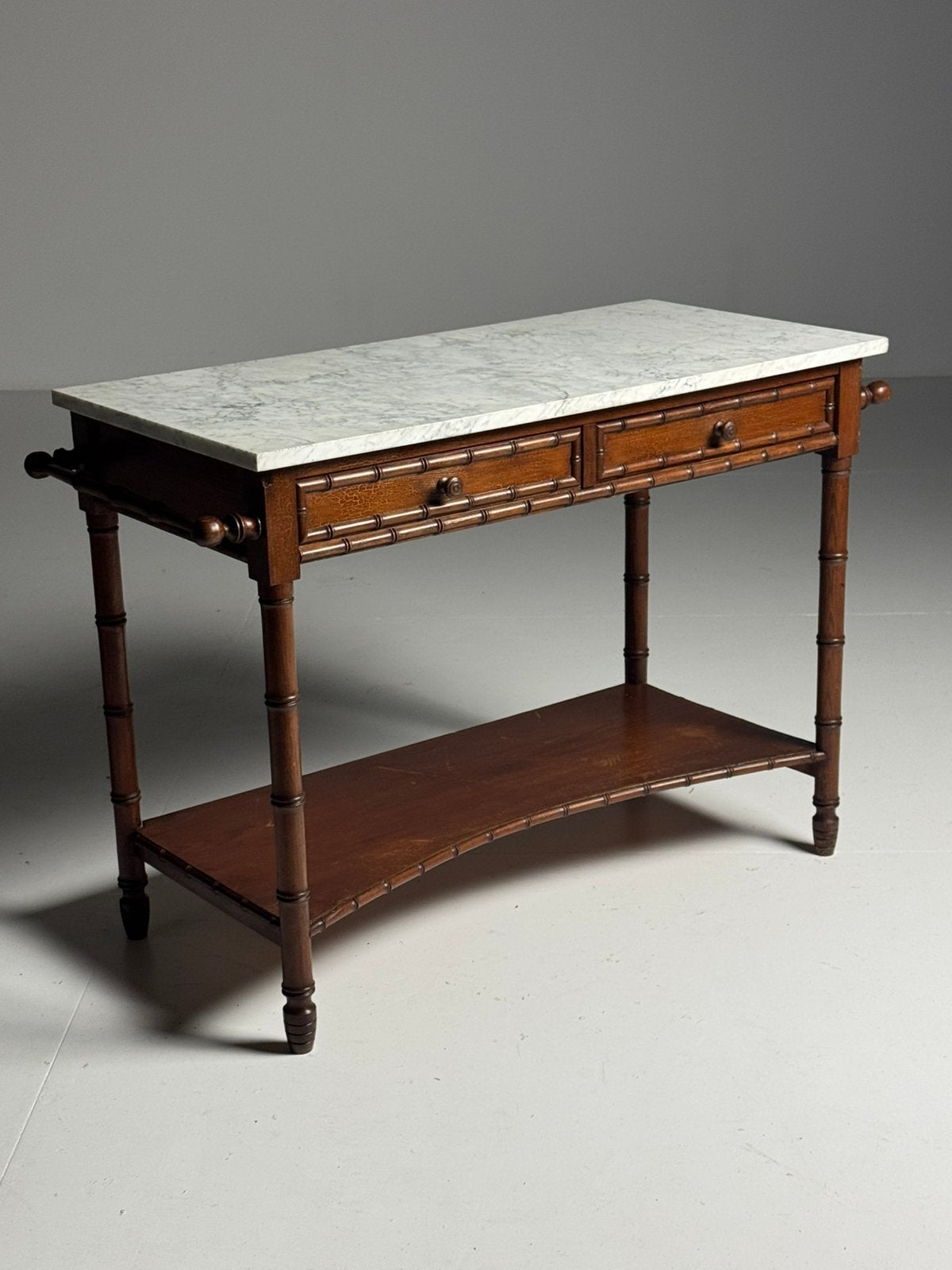 Faux Bamboo sidetable ca. 1900