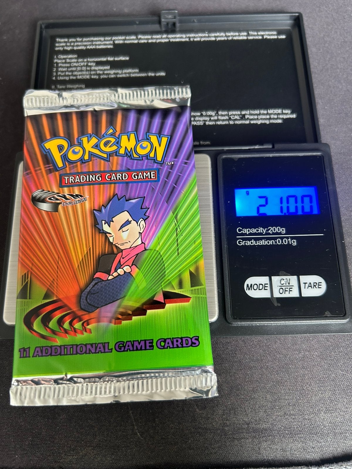 Pokémon - Gym Challenge boosterpack - 21.00 gram, Hobby en Vrije tijd, Verzamelkaartspellen | Pokémon, Ophalen of Verzenden, Zo goed als nieuw