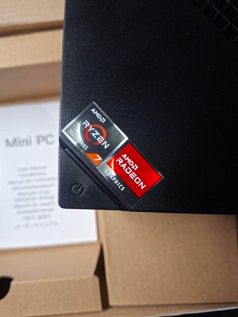 Mini PC AM06Pro AMD Ryzen7 7730U  32 Gb Ram SSD512Gb NvMe.M2, Computers en Software, Desktop Pc's, 32 GB, Virtual Reality, Nieuw