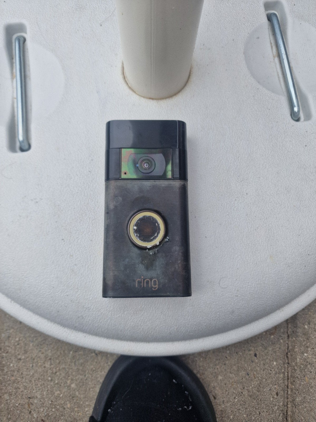 Ring deurbel op batterij, Ophalen of Verzenden, Bewegingsdetectiesensor, Gebruikt, Draadloos