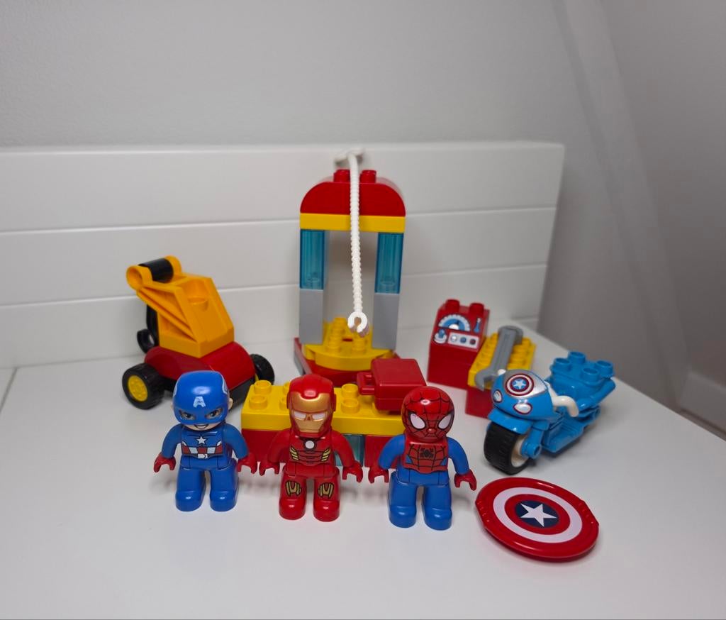 LEGO Duplo Marvel Super heroes lab 10921 - Compleet, Marvel, Ophalen of Verzenden, Zo goed als nieuw, Duplo