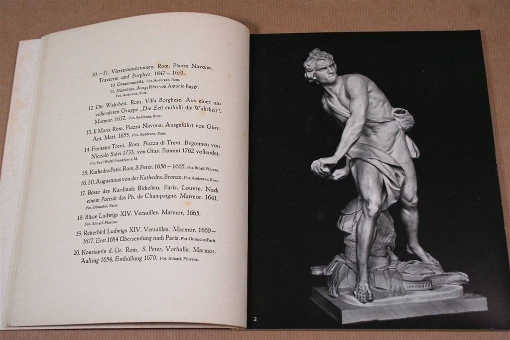 Bernini — Rijk geïllustreerd kunstboek met platen — 1947, Ophalen of Verzenden, Gelezen