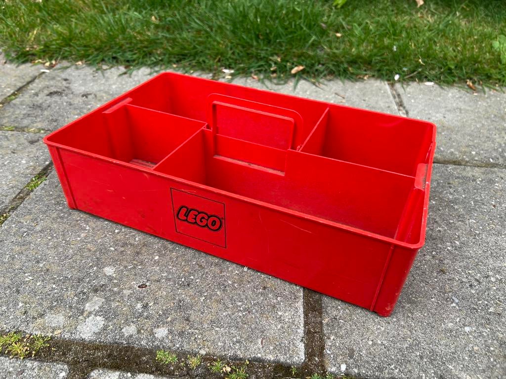 Te Koop : Vintage Plastic Lego Sorteerbak Rood Sorteer Bak, Ophalen of Verzenden, Gebruikt, Overige typen, Lego