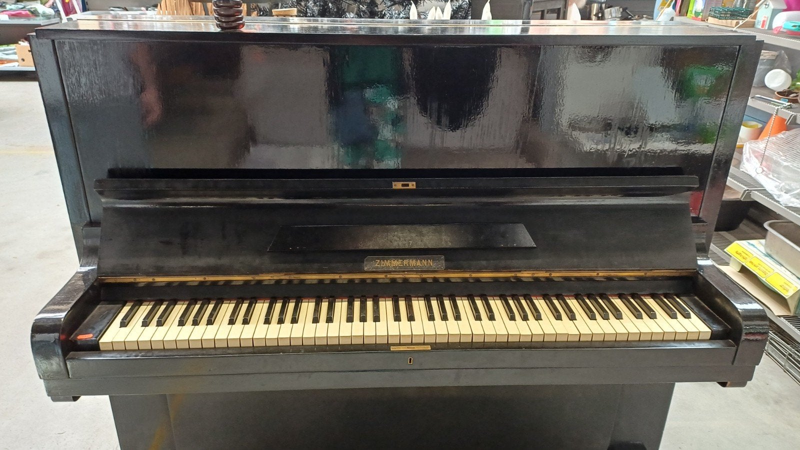 Zimmermann Piano - Zwart, Gebruikt, Gebruikt, Zimmermann, Piano, Onbekend e-mailadres, graag navragen bij fabrikant