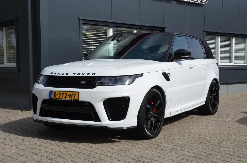 Land rover RANGE ROVER Rangerover Sport P575 SVR Carbon Edit, Auto's, Land Rover, Automaat, 3000 kg, Wit, Bedrijf