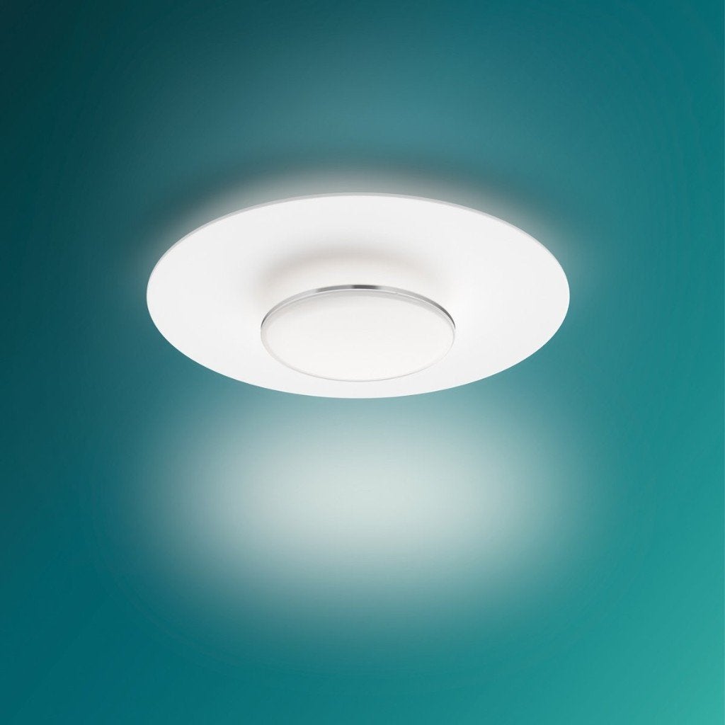 Philips Garnet plafondlamp wit 27K 40W, Ophalen, Gebruikt, Glas