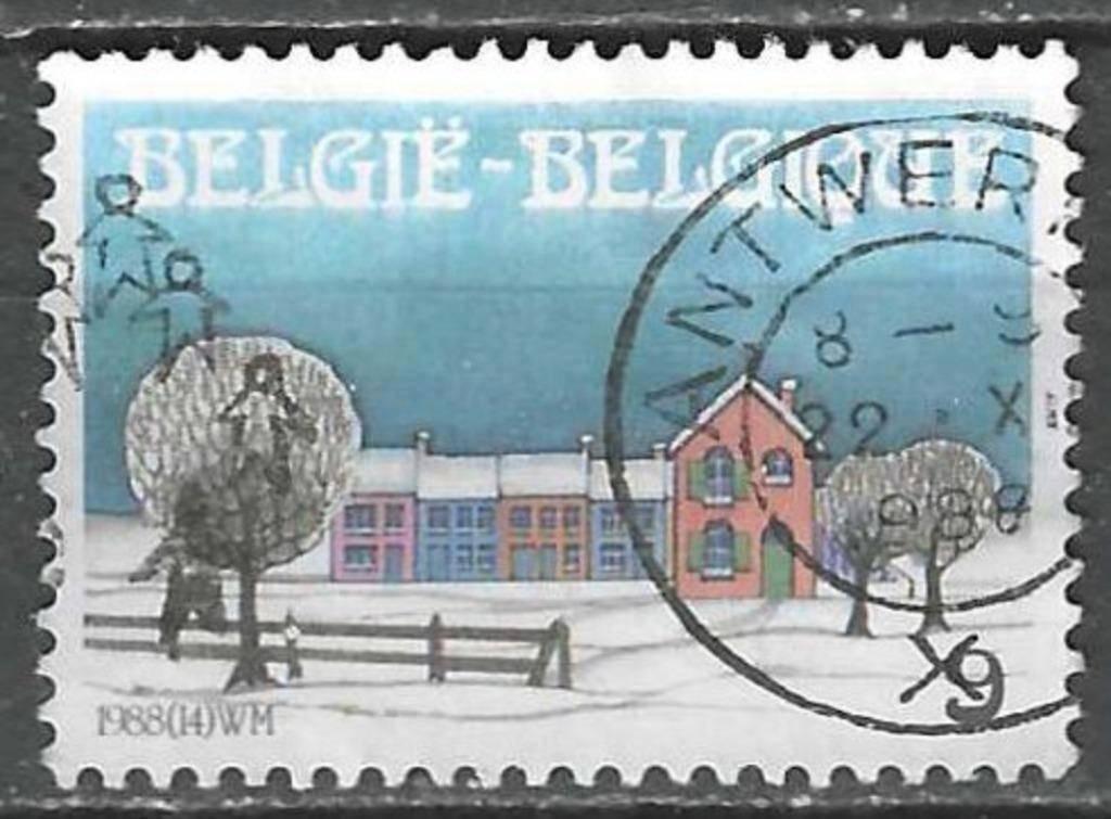 Belgie 1988 - Yvert/OBP 2307 - Kerstmis en Nieuwjaar (ST), Verzenden, Gestempeld, Kerst