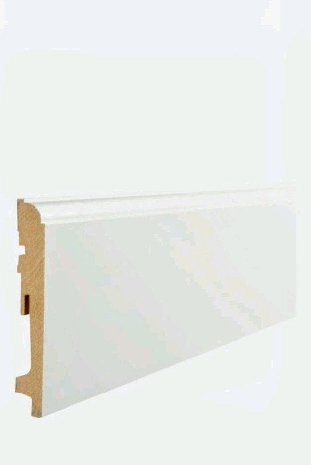 Plint Classic de luxe wit (Hornbach)18x120x2400 mm (5 stuks), Doe-het-zelf en Verbouw, Plinten en Afwerking, Ophalen, Nieuw, Mdf