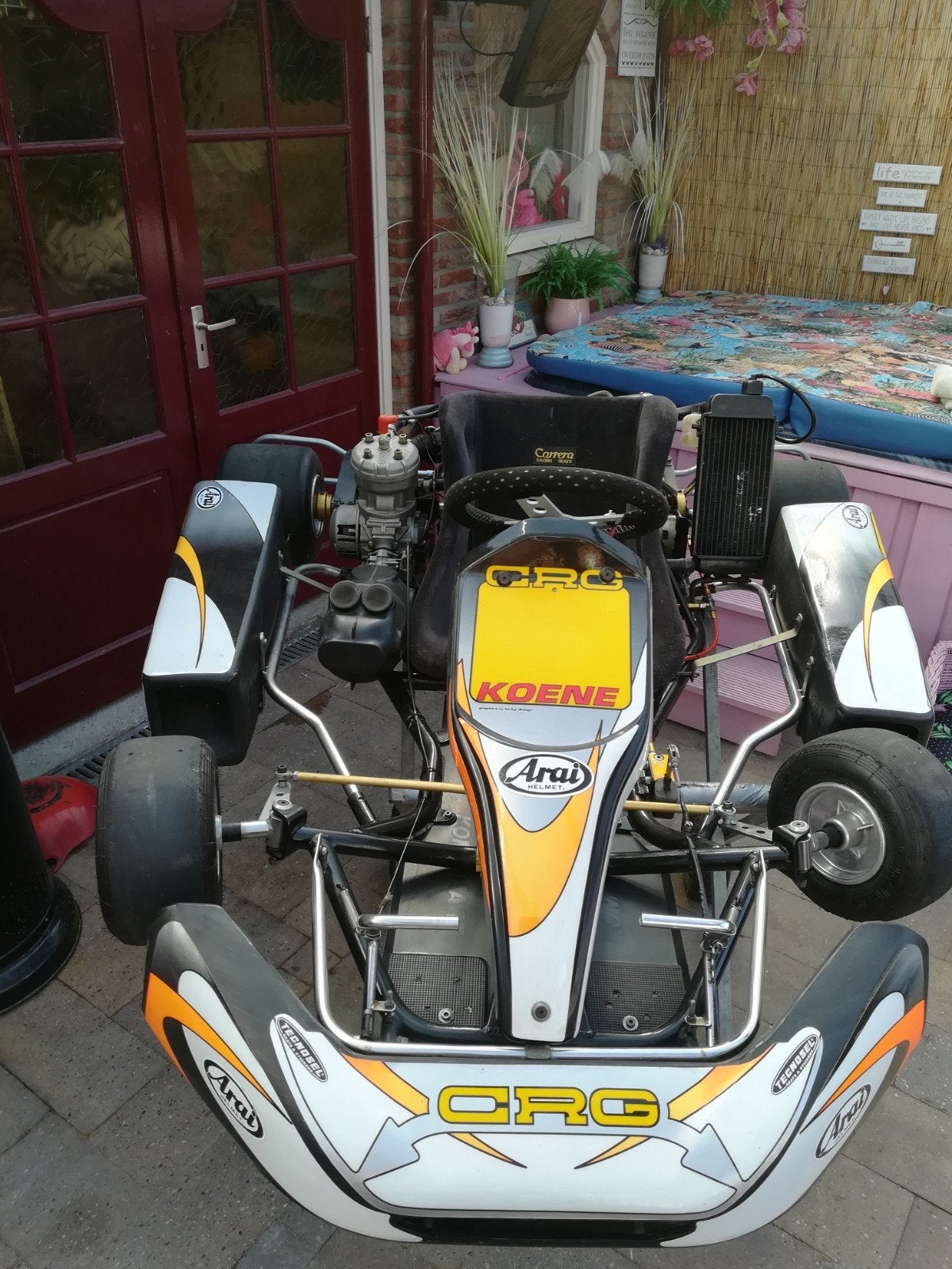 CRG Kart met iame 125cc automaat - Klaar voor de start!, Ophalen of Verzenden, Gebruikt, Kart