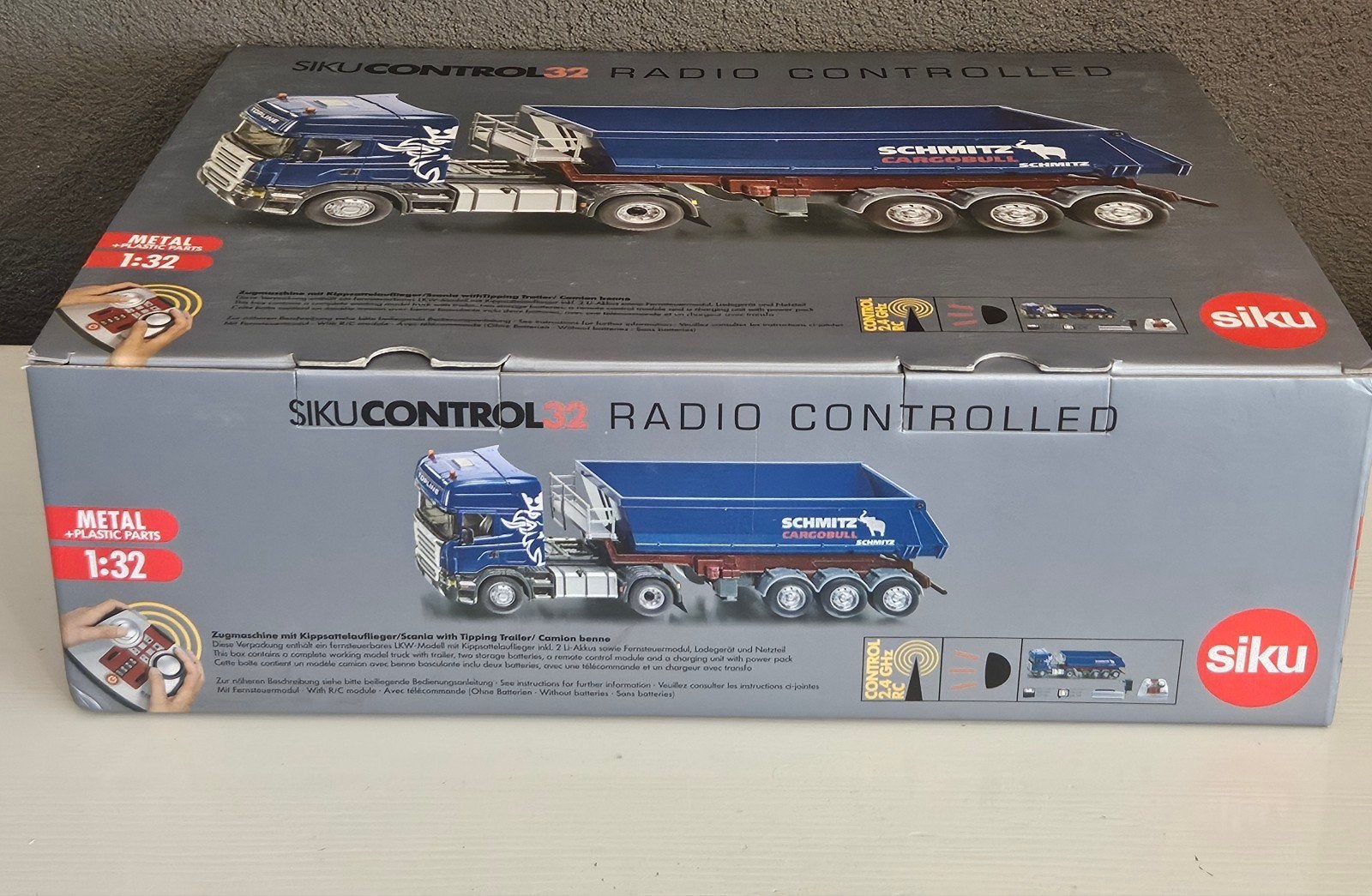 Siku Control 32 RC Vrachtwagen met Kieptrailer 1:32, Elektro, Ophalen of Verzenden, Zo goed als nieuw, Auto onroad