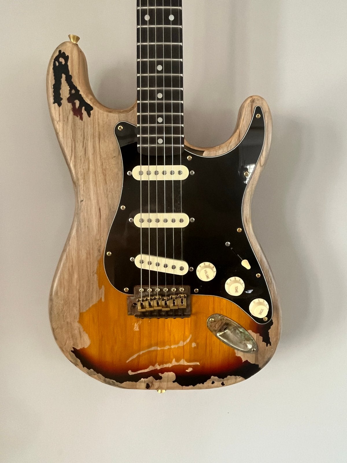 Strat SRV copie, Ophalen, Gebruikt, Solid body, Fender
