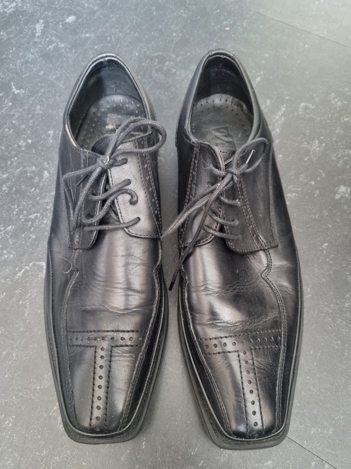 Nette zwarte veterschoenen van Van Beers maat 41, Kleding | Heren, Schoenen, Zwart, Ophalen of Verzenden, Zo goed als nieuw, Van Beers