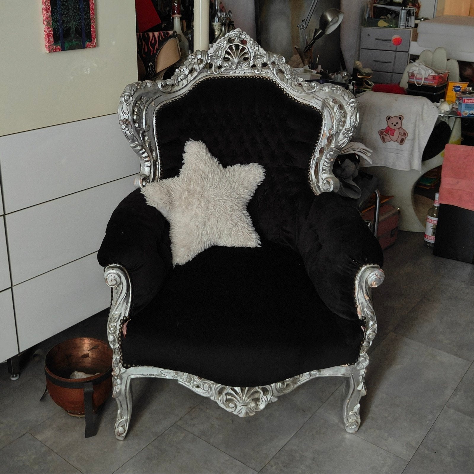 Barok fauteuil Louis XIV, Antiek en Kunst, Antiek | Meubels | Stoelen en Banken, Ophalen