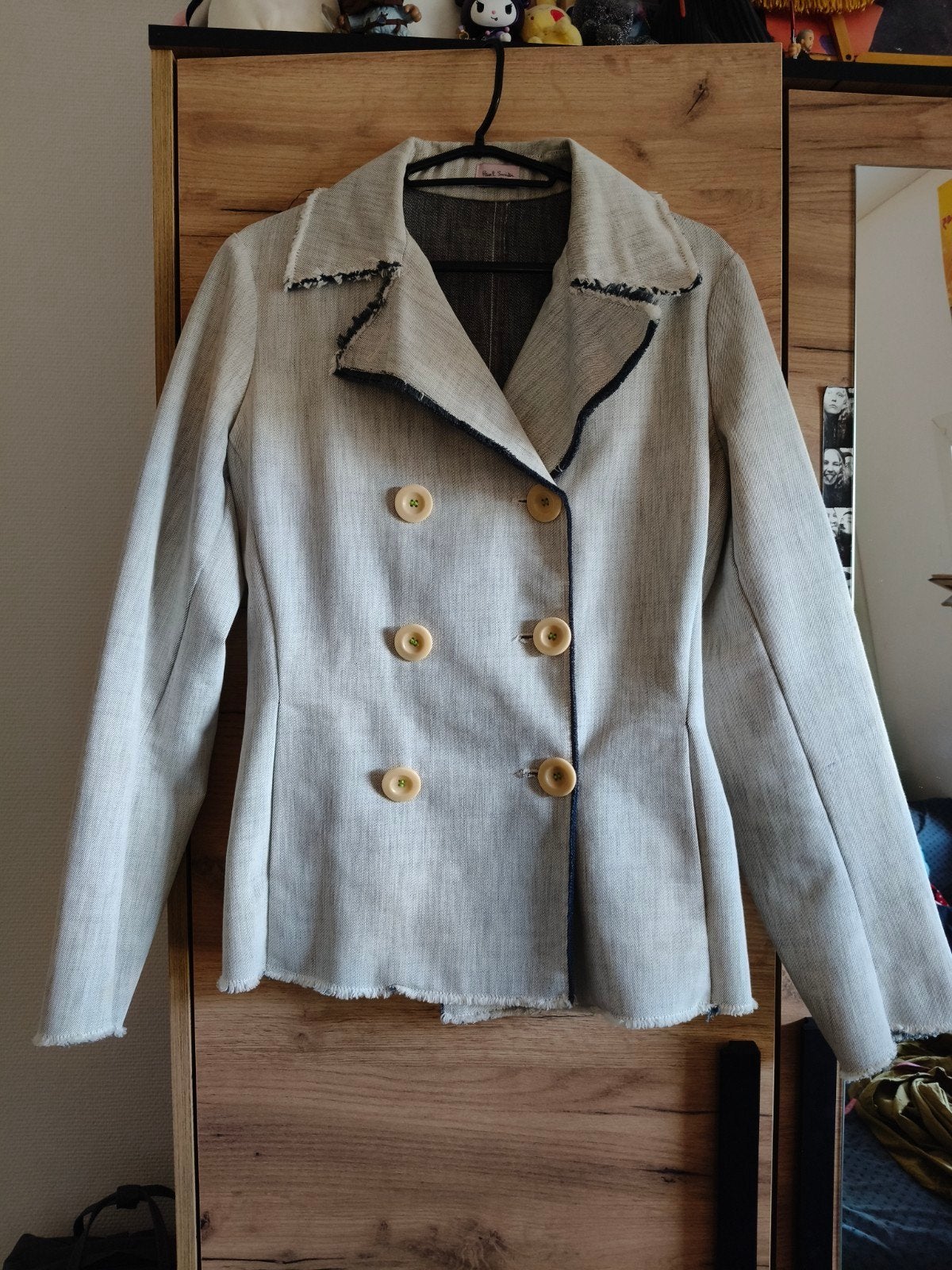Paul Smith Women Avant-garde Double-breasted Blazer Maat 42, Paul Smith, Ophalen of Verzenden, Maat 38/40 (M)