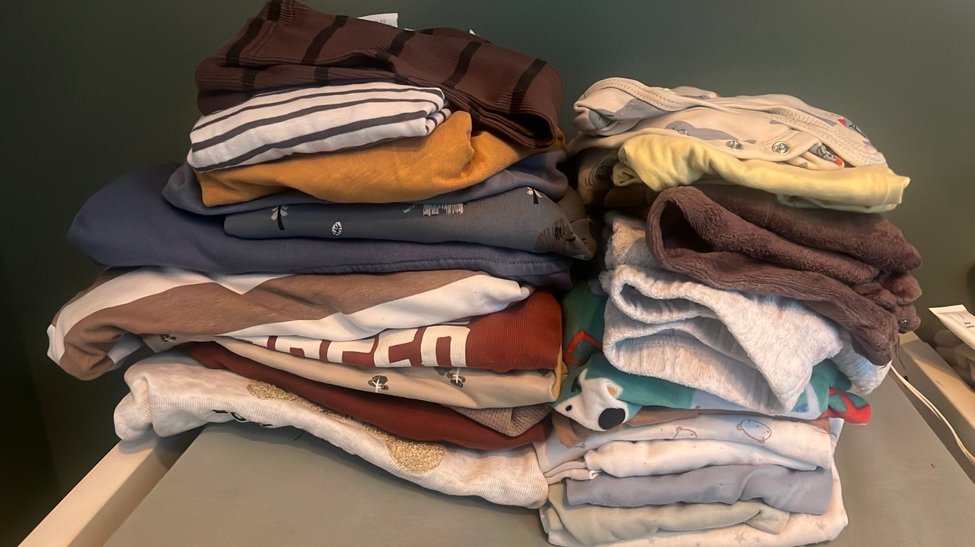 Jongens kledingpakketje, Ophalen, Gedragen