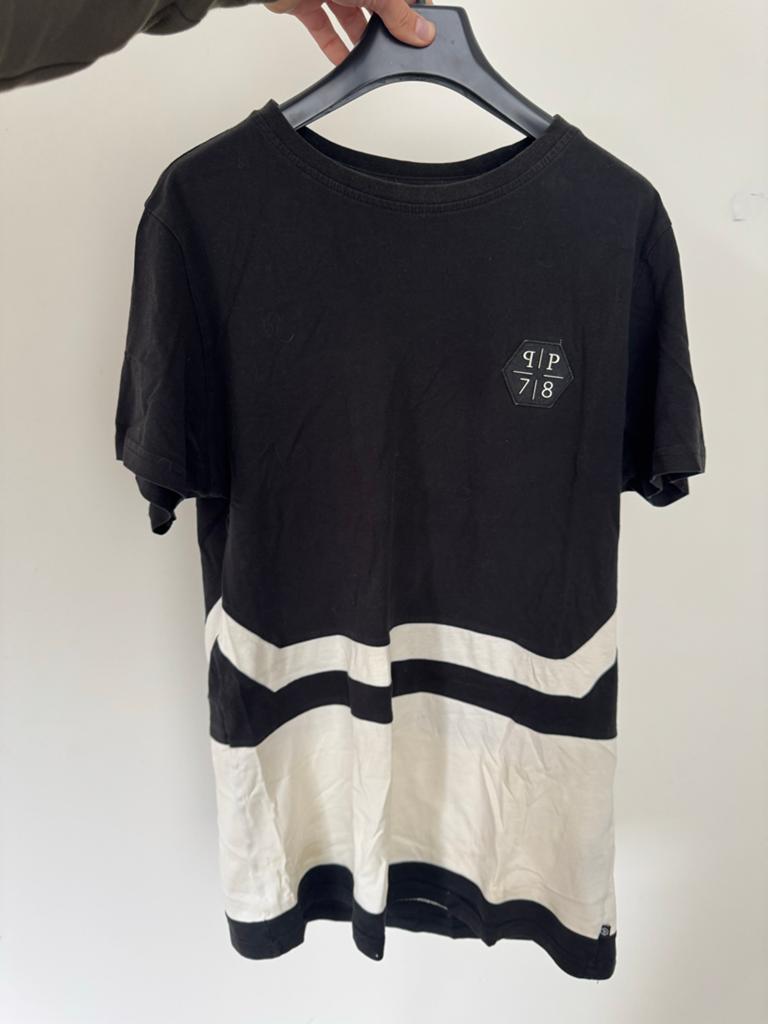 Philipp Plein T-shirt - origineel - M - inclusief bon, Ophalen of Verzenden, Maat 48/50 (M), Zwart