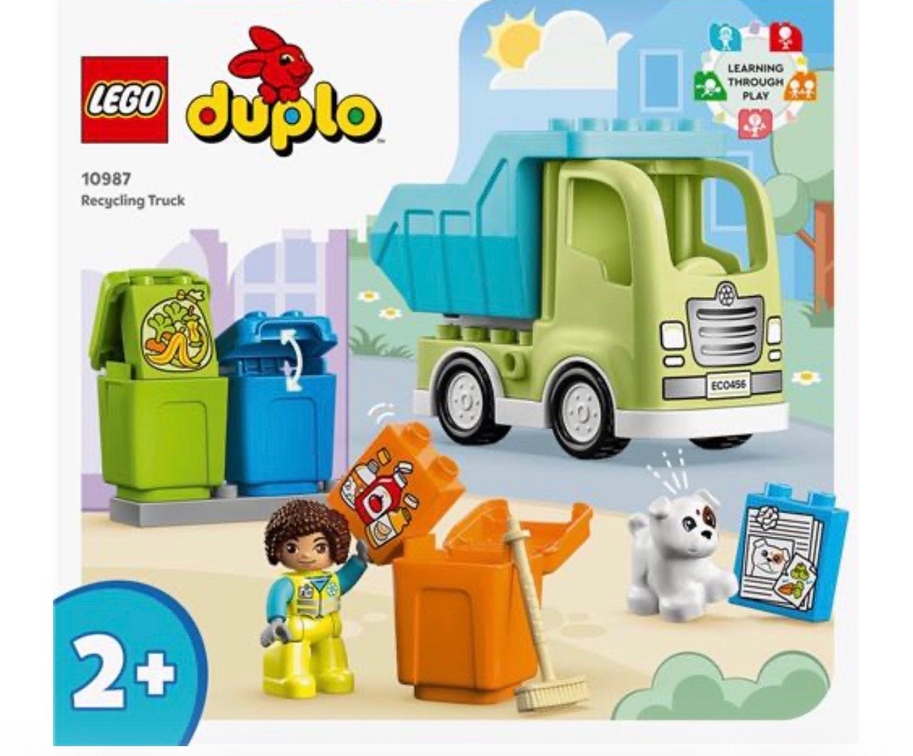 Lego Duplo 10987 Recycling Truck - Zo goed als nieuw, Ophalen, Overige thema's, Zo goed als nieuw, Compleet