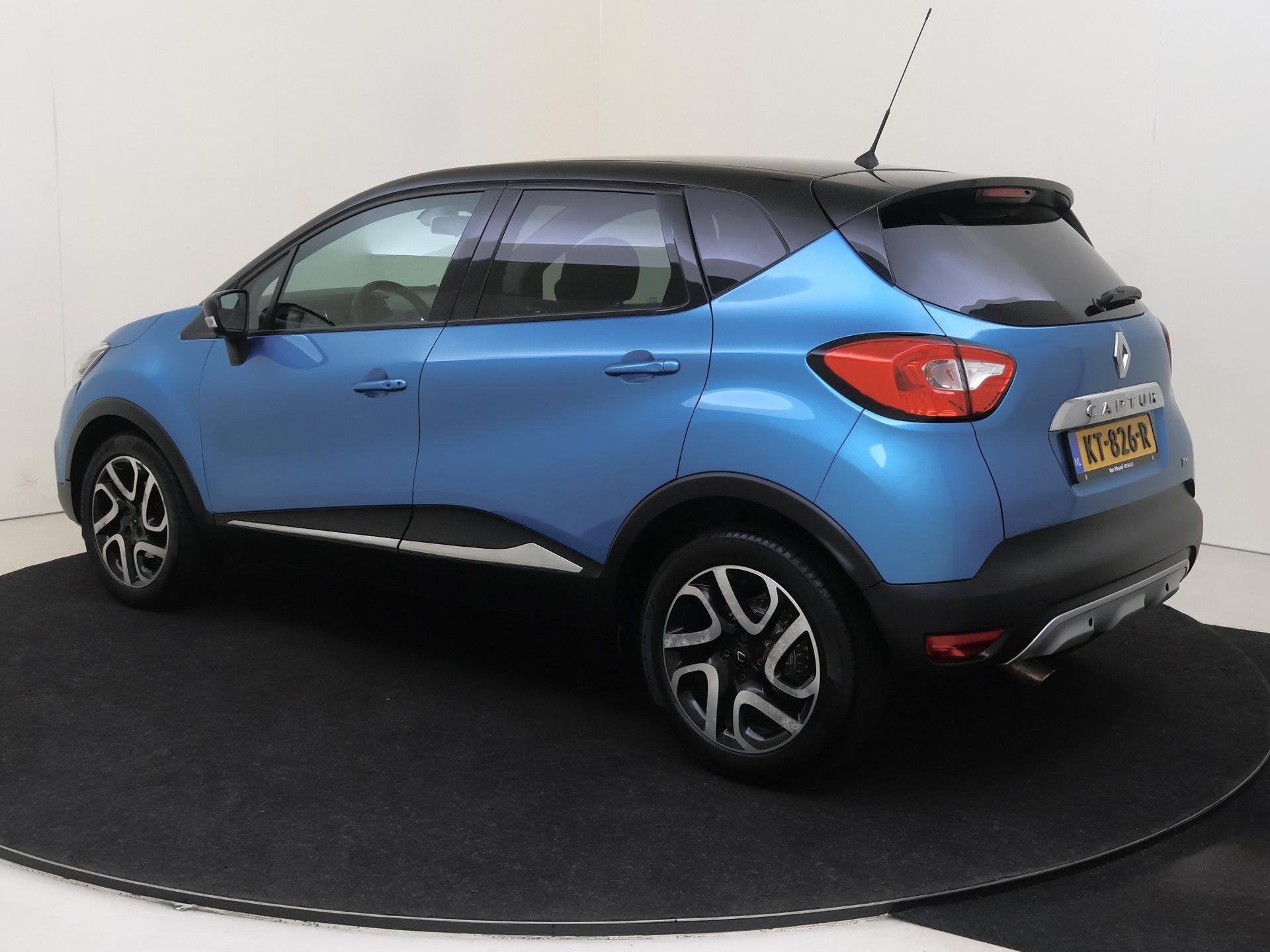 Renault Captur 1.2 TCe Dynamique |Automaat | airco automatis, Auto's, Stof, Euro 6, 4 cilinders, Blauw