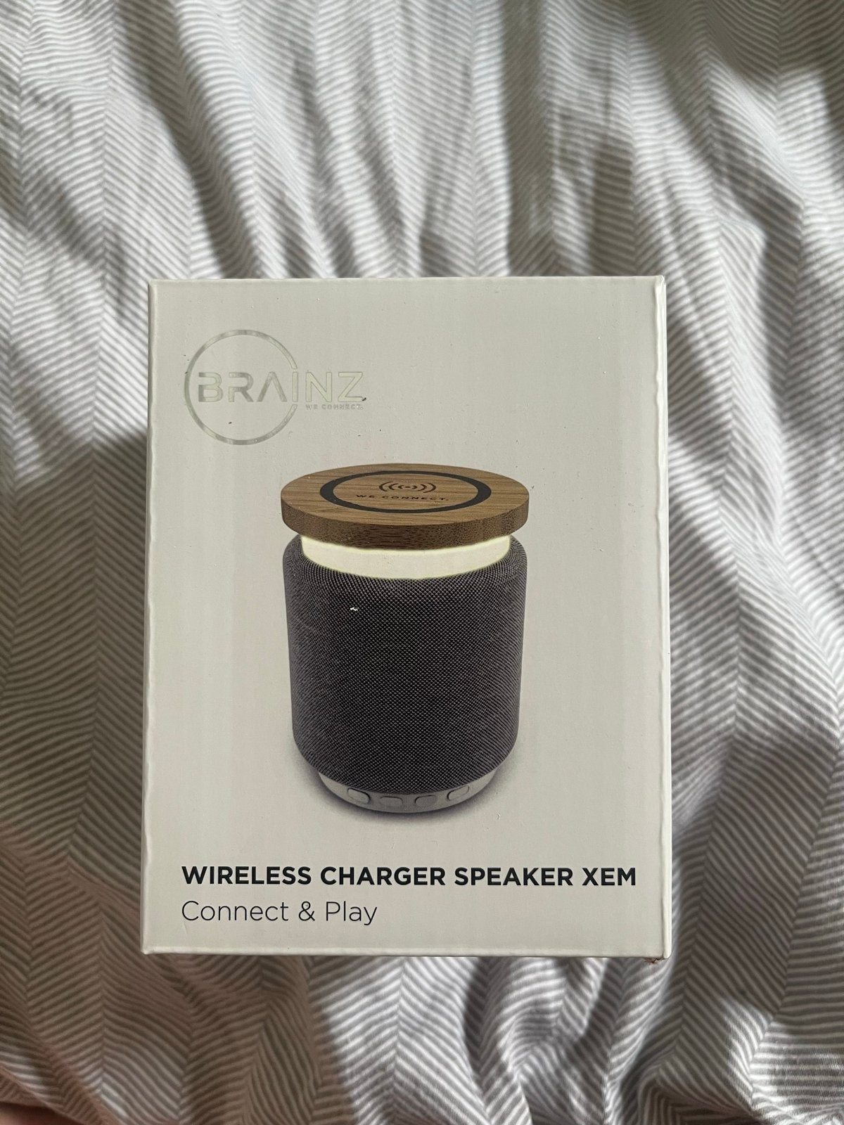 BRAINZ Draadloze Oplader & Bluetooth Speaker XEM, Overige merken, Overige typen, Nieuw, Ophalen of Verzenden