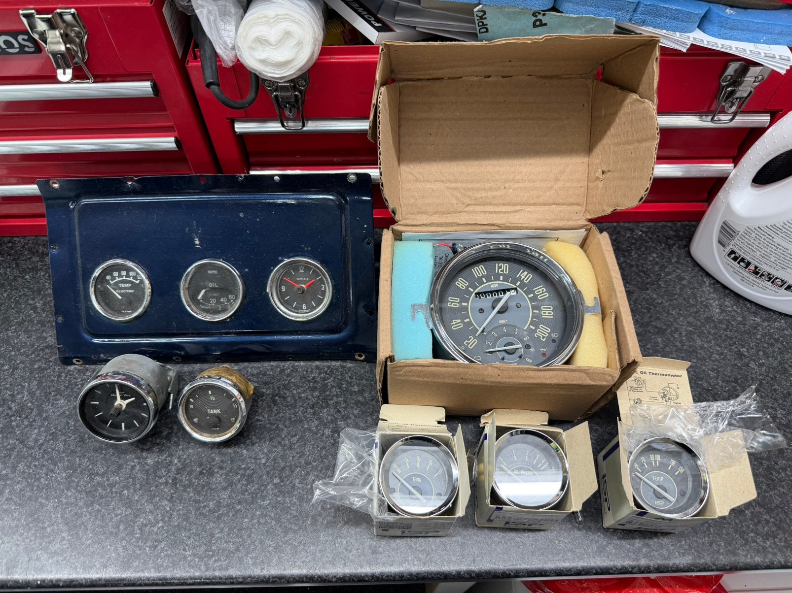 Volkswagen vw T1 Spijlbus Dashboard nieuwe ISP meters, Ophalen of Verzenden, Nieuw, Porsche