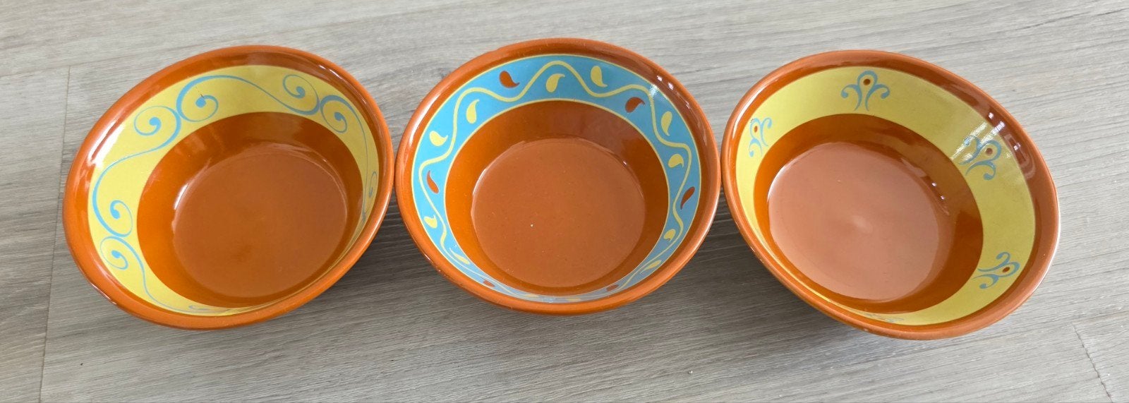 3 tapas schaaltjes, Ophalen, Overige stijlen, Aardewerk, Schaal of Schalen