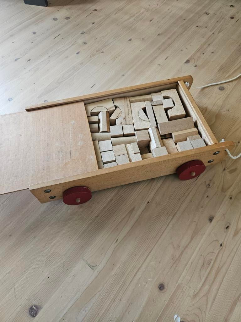 Blokkendoos hout, Ophalen of Verzenden, Gebruikt