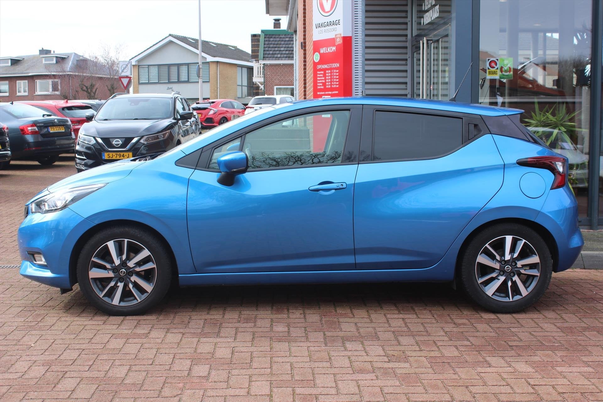 NISSAN Micra 0.9 *N-Connecta* | Cruise & Climate Control | C, Auto's, 898 cc, Stof, 525 kg, Blauw
