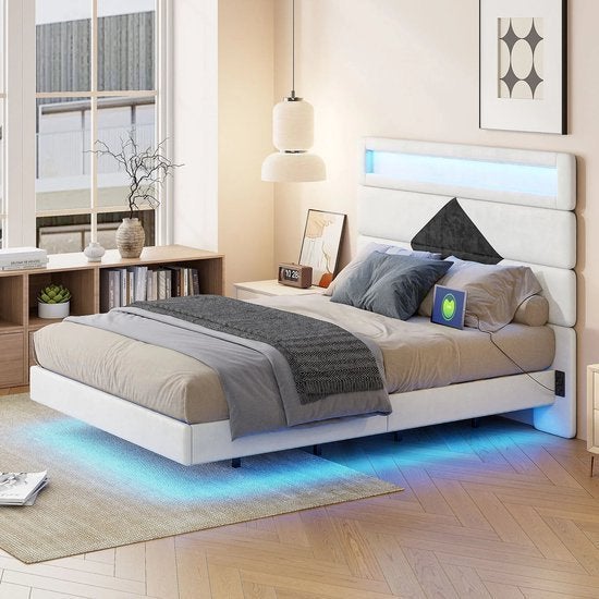 Bedframe – Fluwelen Bed – Modern Slaapkamermeubel, Corvance B.V., Verzenden, Nieuw, Corvancebol@gmail.com