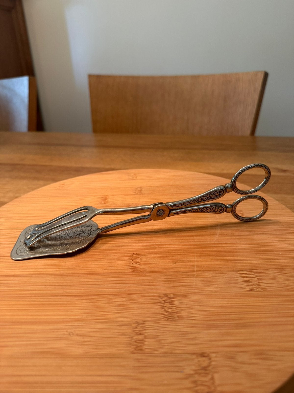 Vintage verzilverde serveer- opscheplepel, Antiek en Kunst, Ophalen of Verzenden