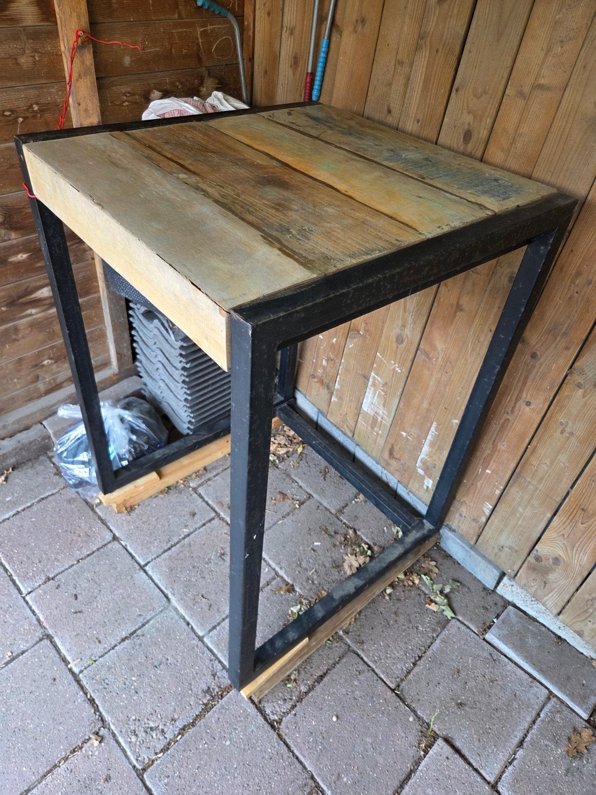 Giga Meubel N1 Hoge Tafel - Opknapper, Ophalen, Rechthoekig, Hout