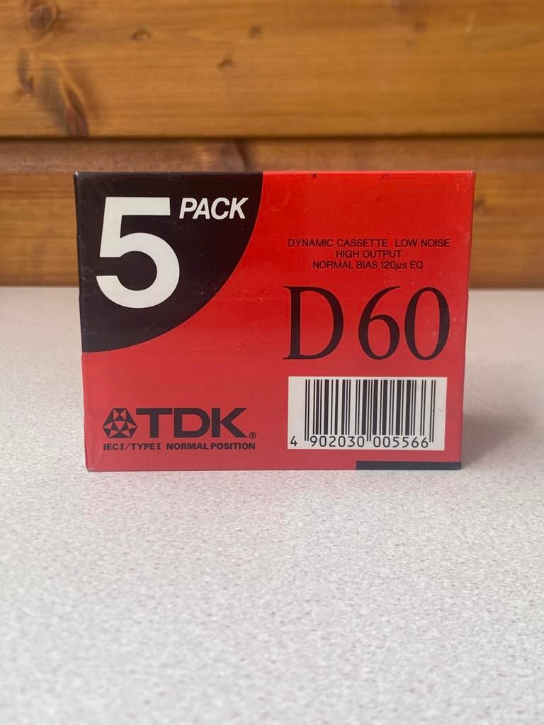 TDK D60, Ophalen of Verzenden, Zo goed als nieuw, Overige genres, 2 t/m 25 bandjes