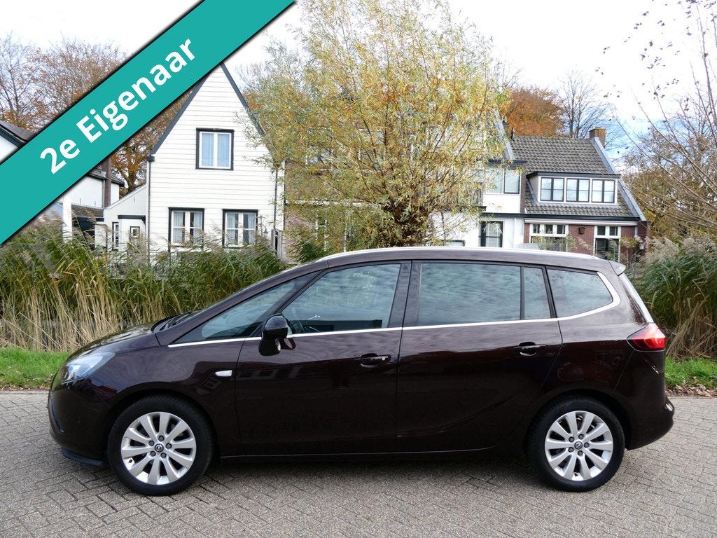 Opel Zafira Tourer 1.4i 140pk Automaat 2e eig. Clima Navi Tr, Auto's, Opel, Euro 5, Stof, 4 cilinders, Bruin
